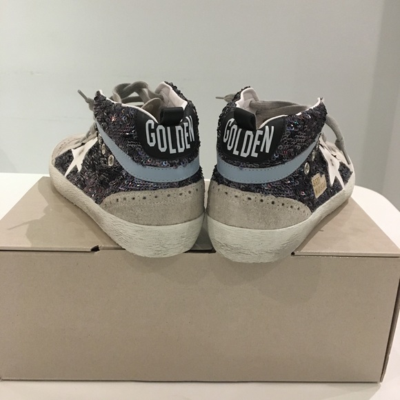 Golden Goose Mid Star Multi Paillettes/White NIB - Picture 6 of 9